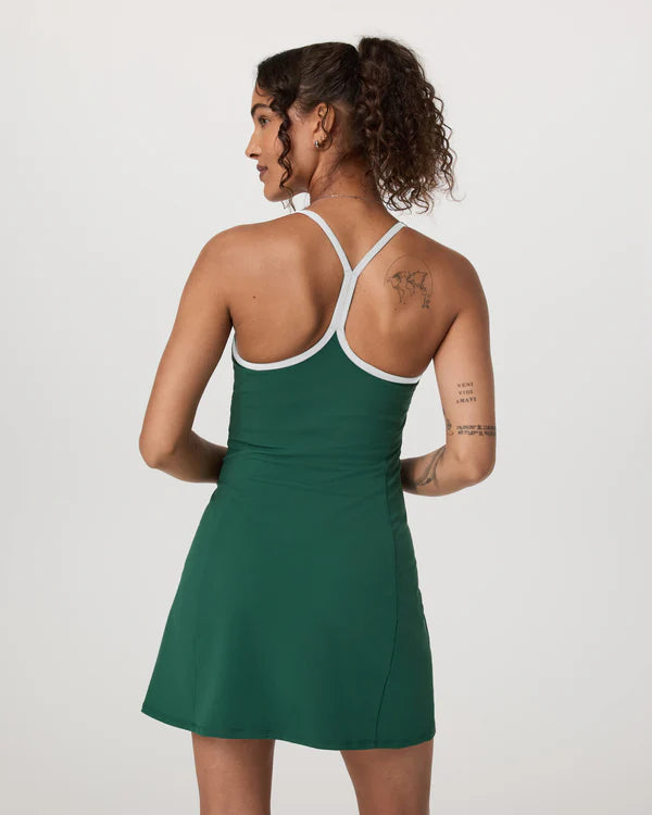 vuori Women's One Shot Tennis Dress in Viridian