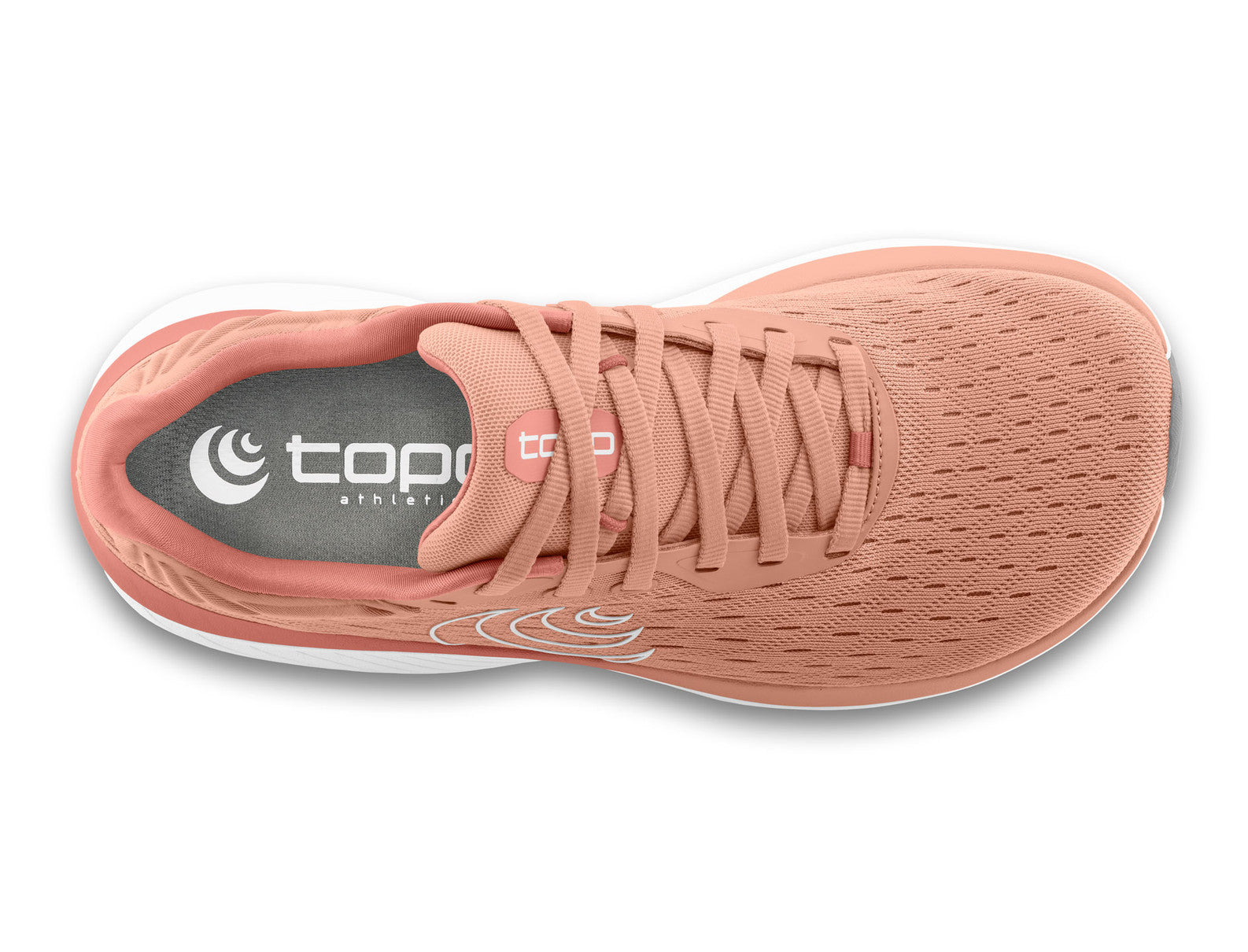 Women's Topo Athletic Atmos Running Shoe in Dusty Rose White