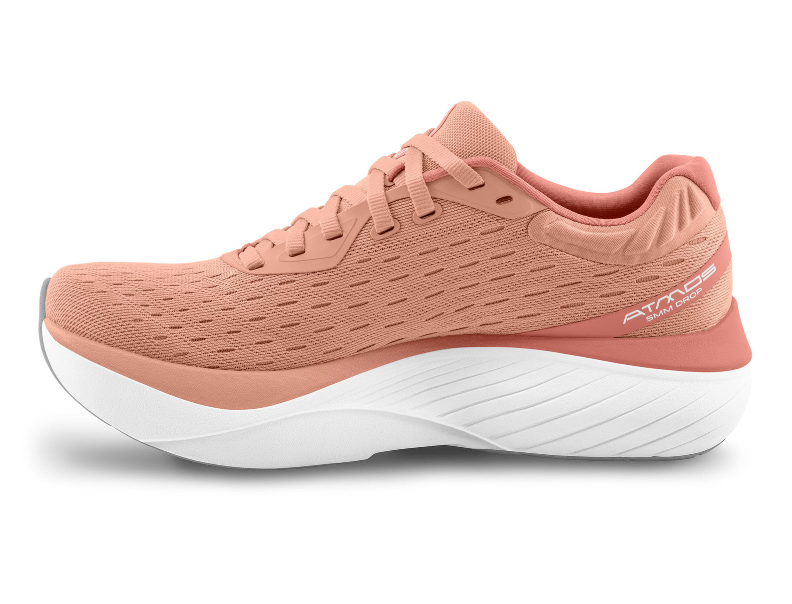 Women's Topo Athletic Atmos Running Shoe in Dusty Rose White