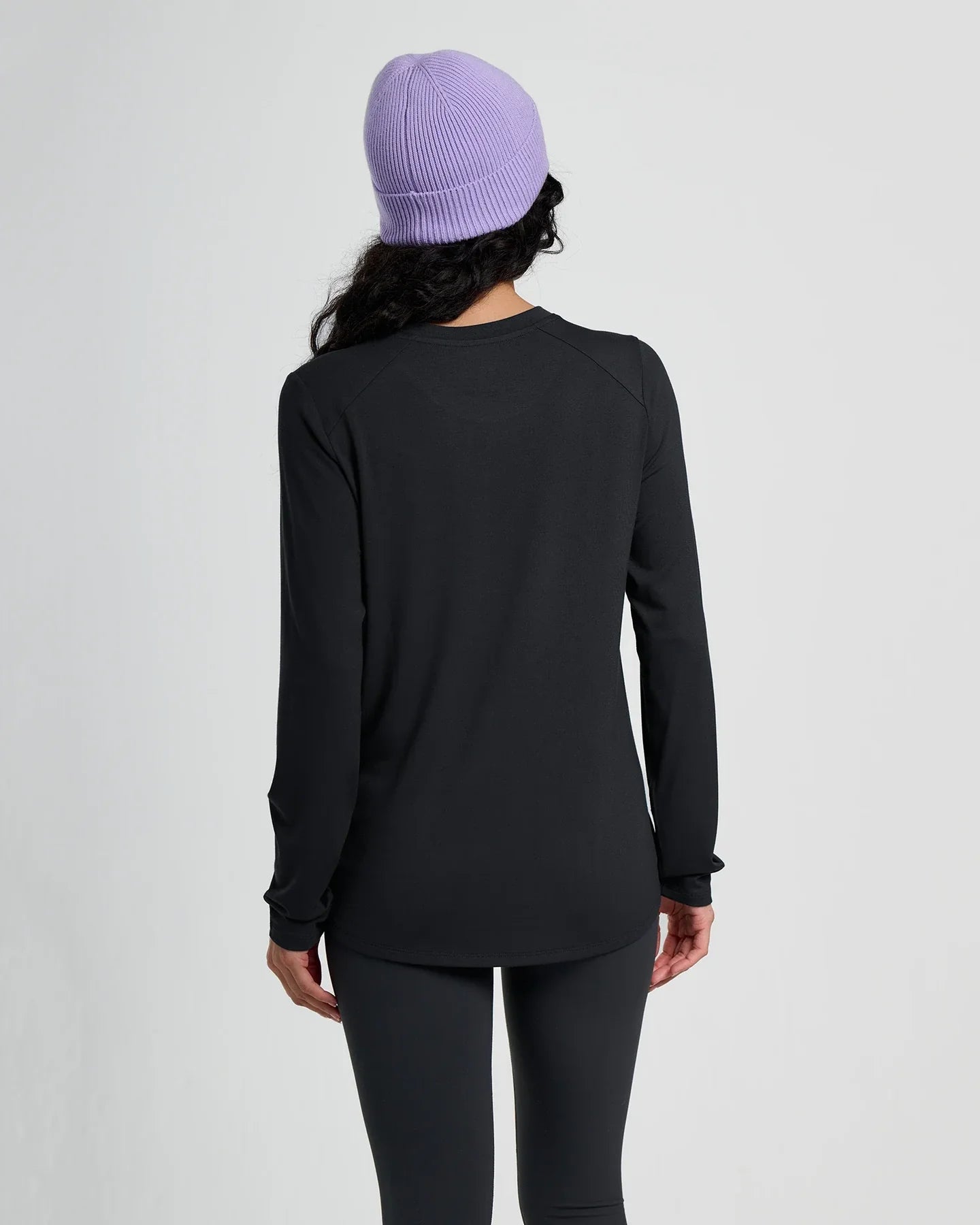 Free Fly Women's Bamboo Shade Long Sleeve II in Black