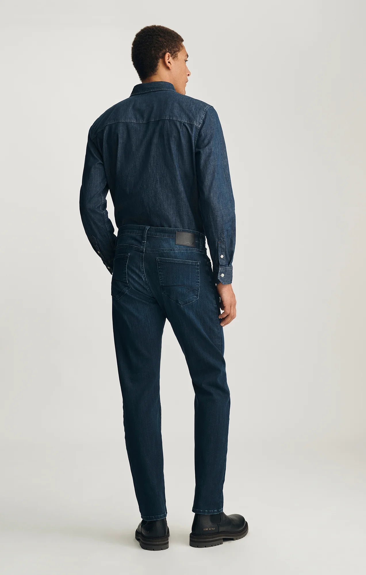 Mavi Men's Zach Straight Leg Jeans in Deep Supermove