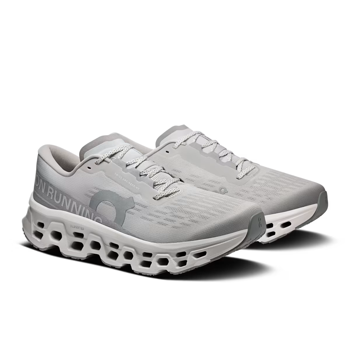 On Men's Cloudmonster 3 Running Shoe in Wolf | Wolf