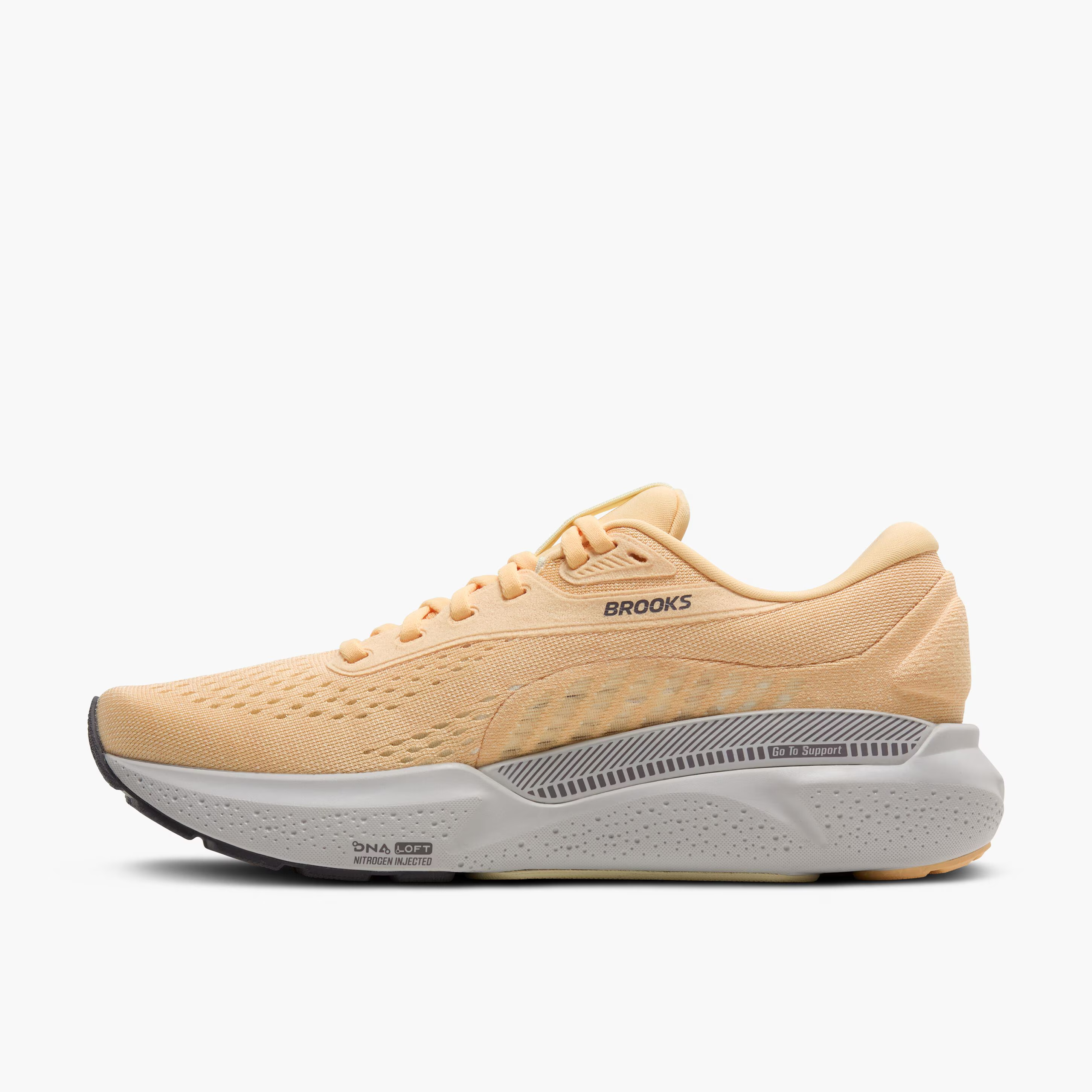 Women's Brooks Running Adrenaline GTS 24 Road Running Shoe in Sherbert/Oyster/Sylvan