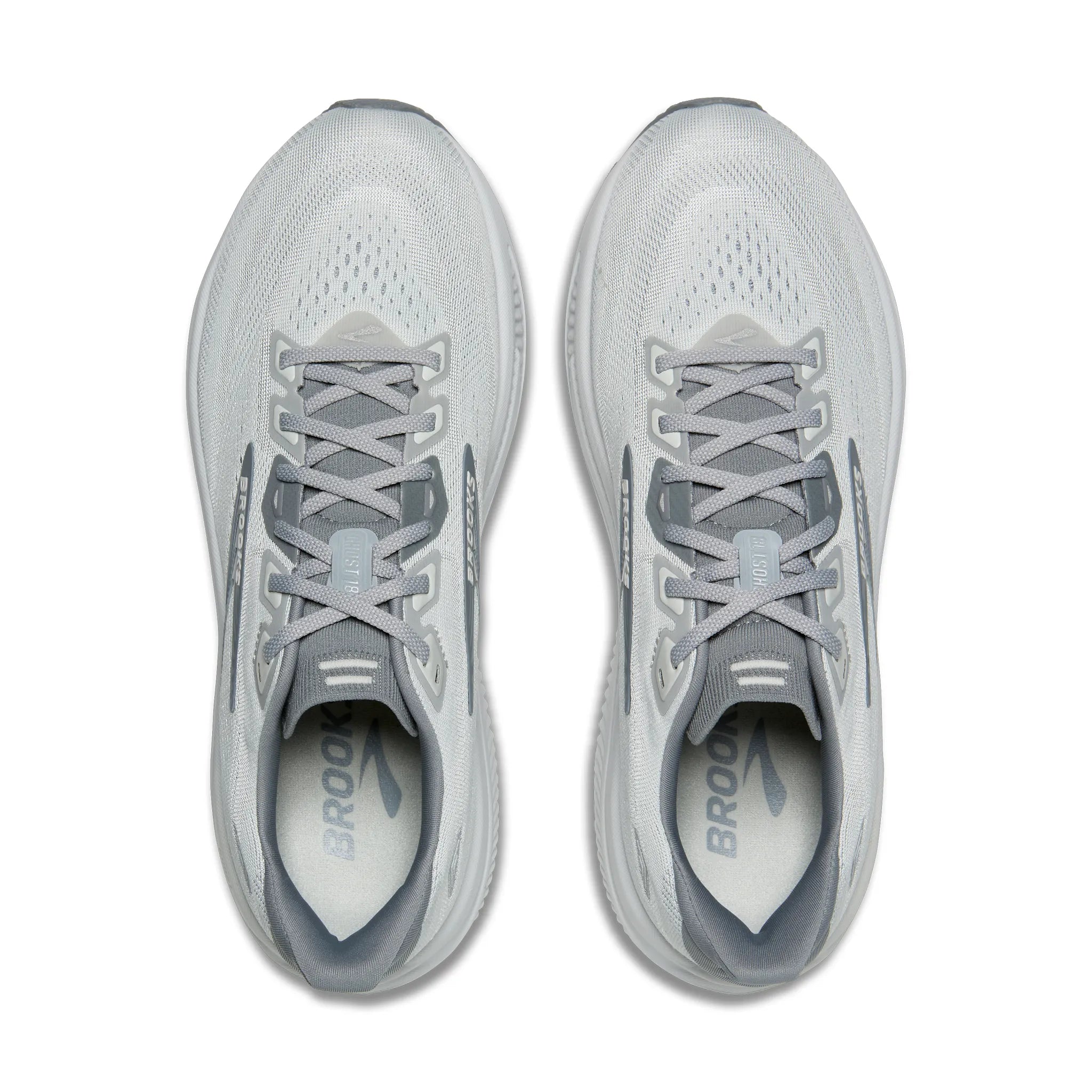 Men's Brooks Running Ghost 18 Road Running Shoe in Primer Grey/Oyster Mushroom