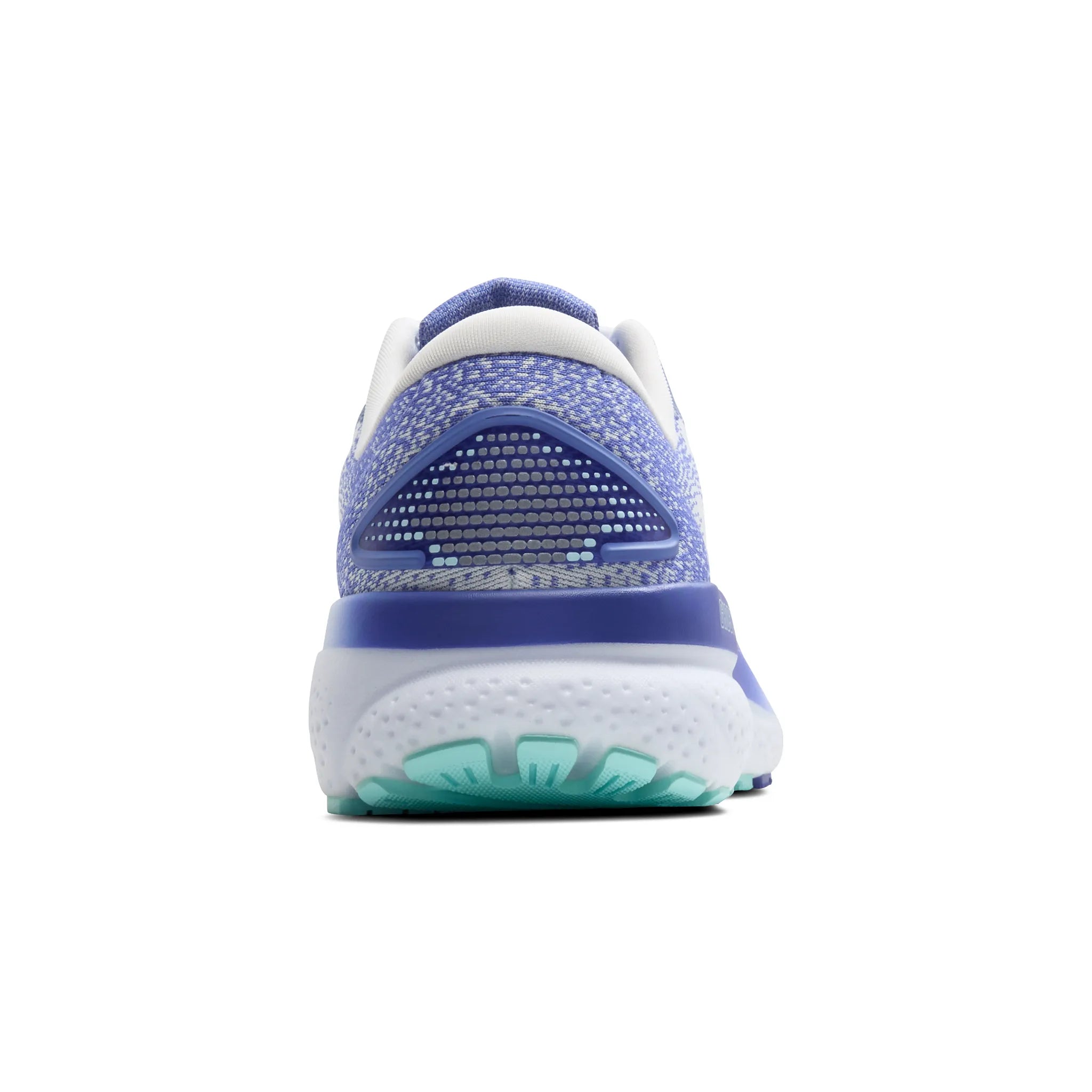 Women's Brooks Ghost 16 Road Running Shoe in White/Amparo Blue/Limpet Shell