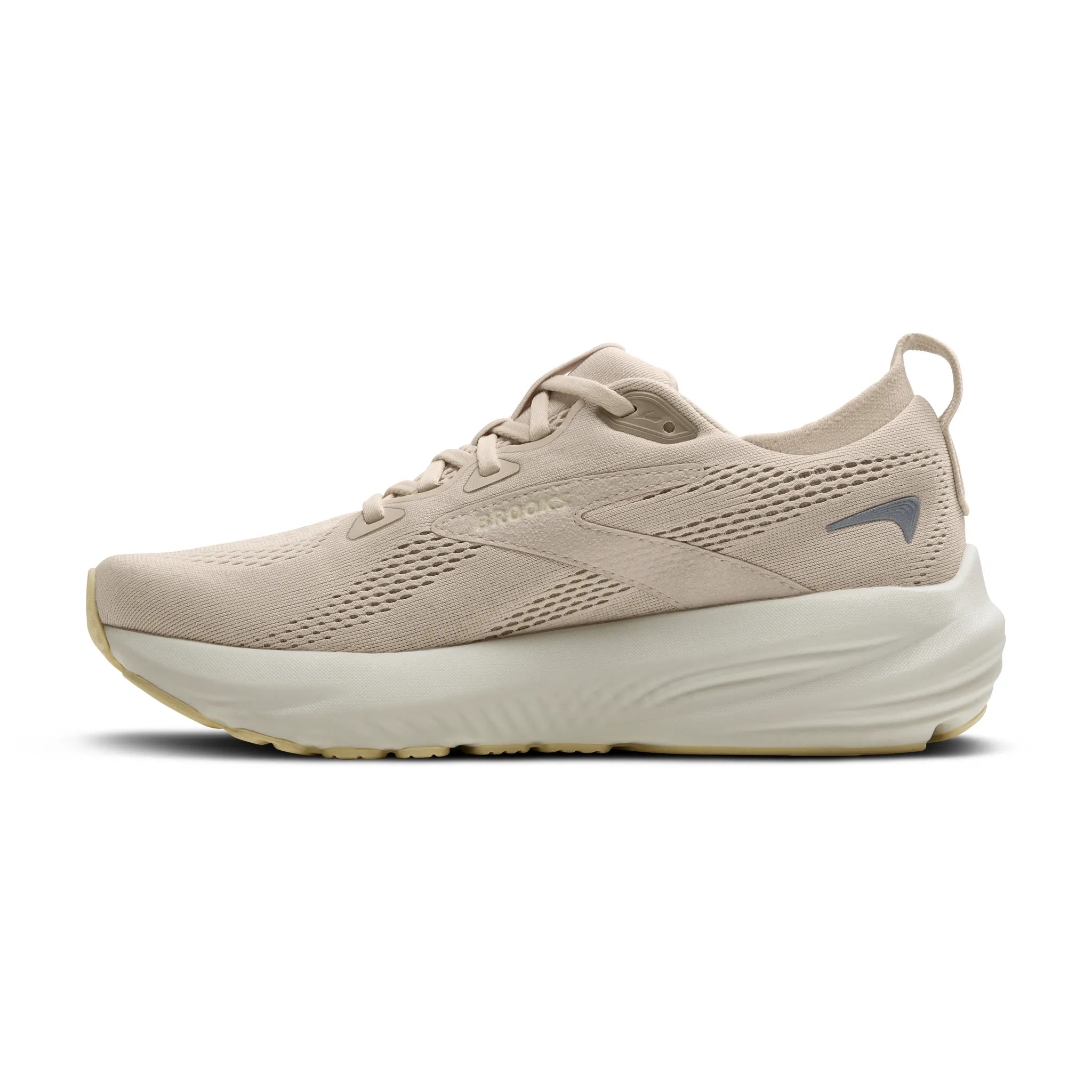 Women's Brooks Glycerin 22 Road Running Shoe in Almond Peach/London Fog/Almond