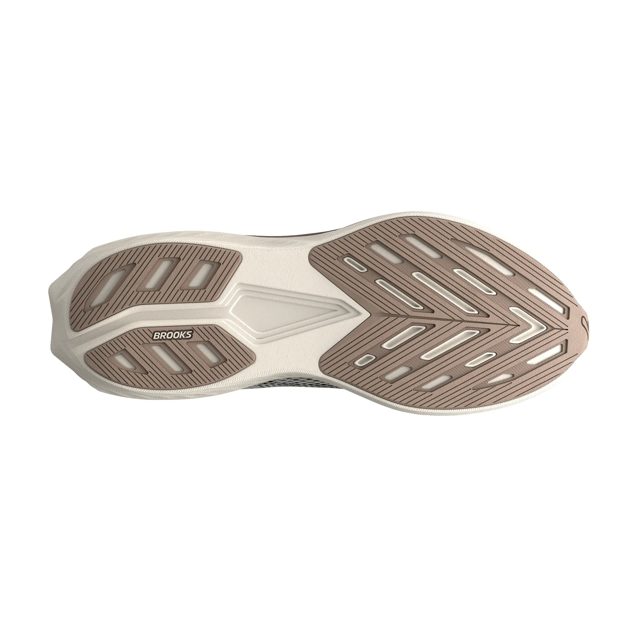 Women's Brooks Hyperion 3 Road Running Shoe in Coconut/Bronze/Mushroom