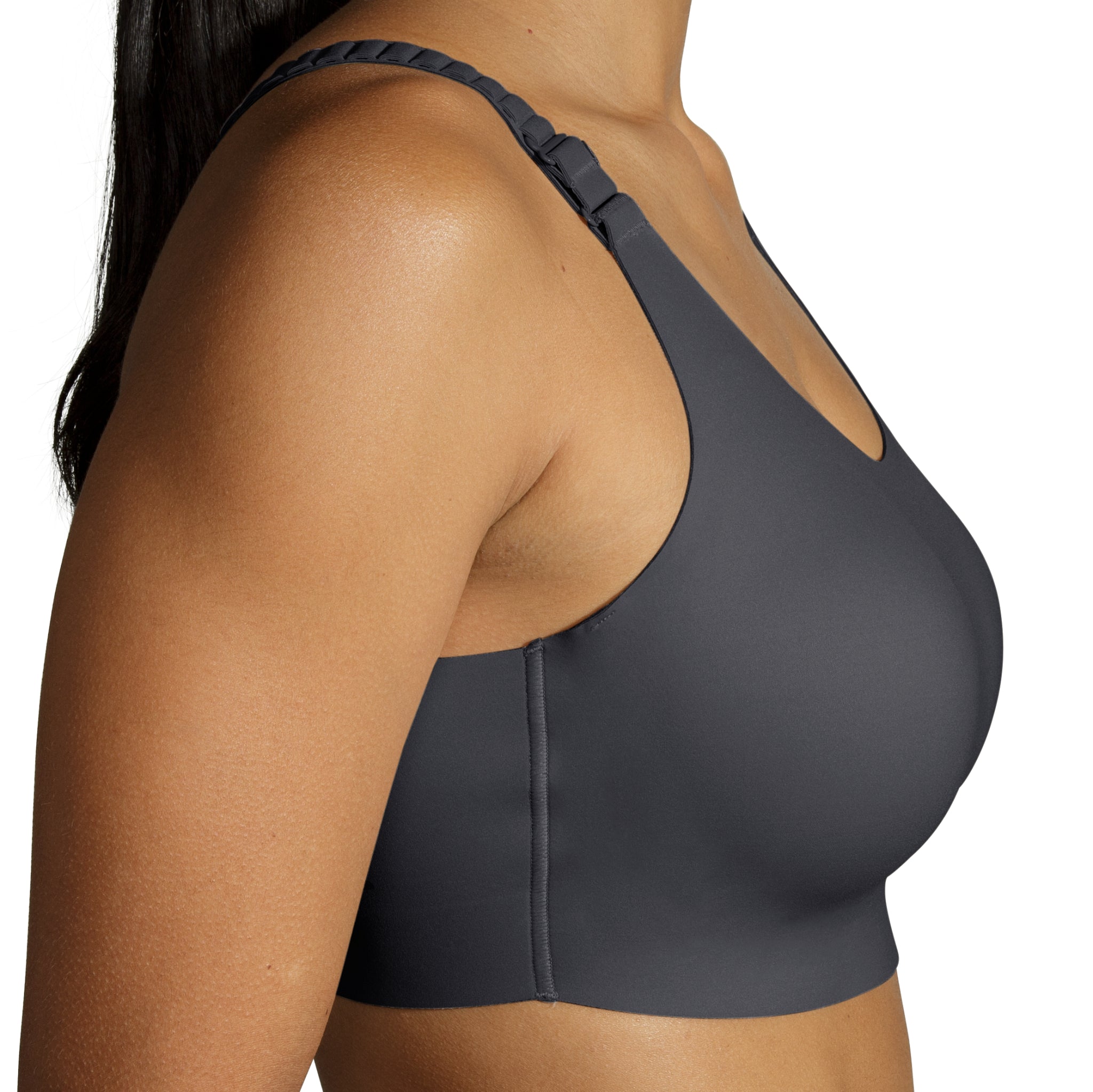 Women's Brooks Convertible Sports Bra in Asphalt