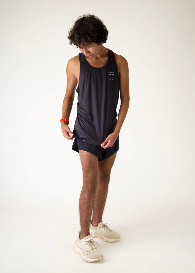 ChicknLegs Men's Black Performance Singlet