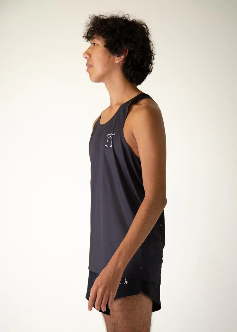 ChicknLegs Men's Black Performance Singlet