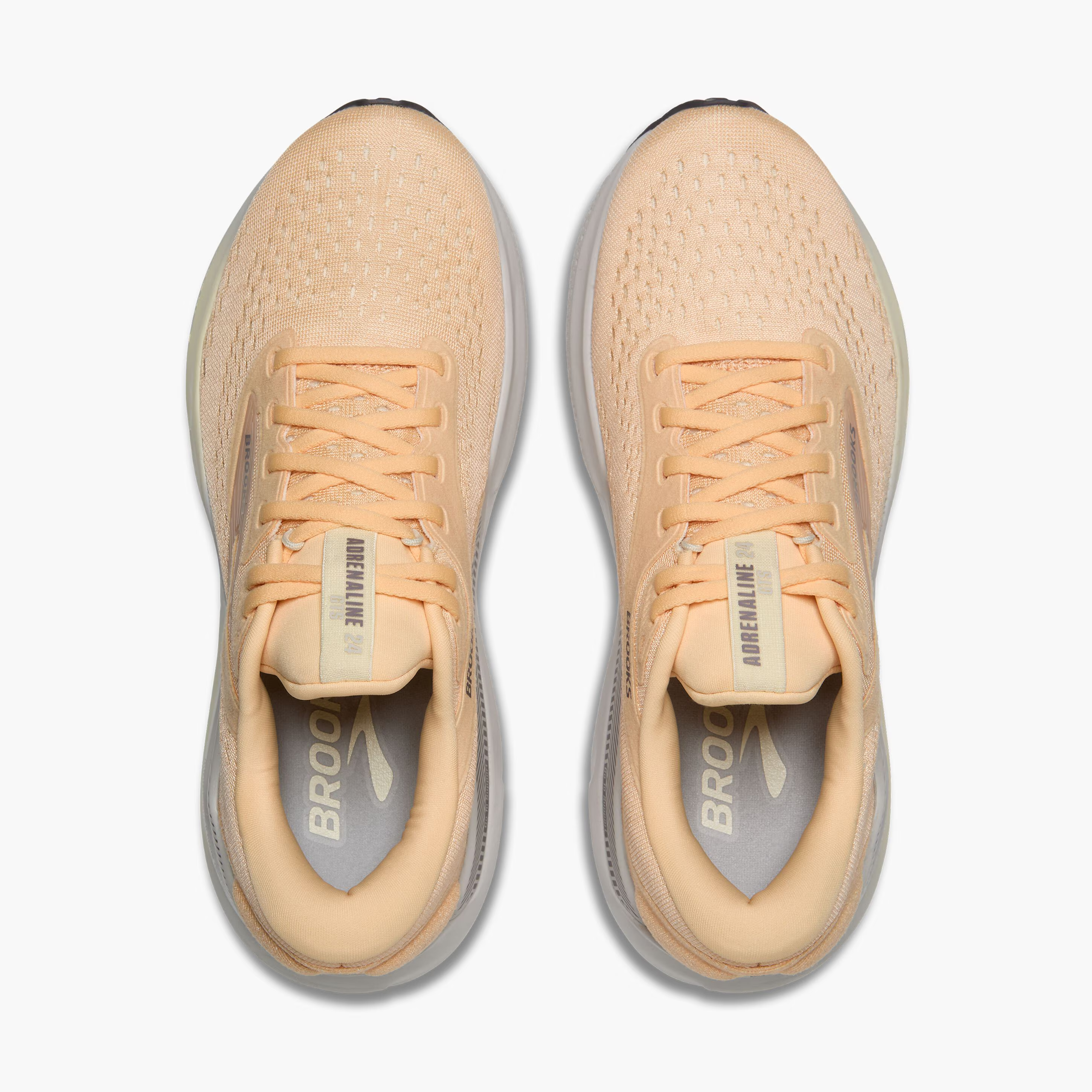 Women's Brooks Running Adrenaline GTS 24 Road Running Shoe in Sherbert/Oyster/Sylvan