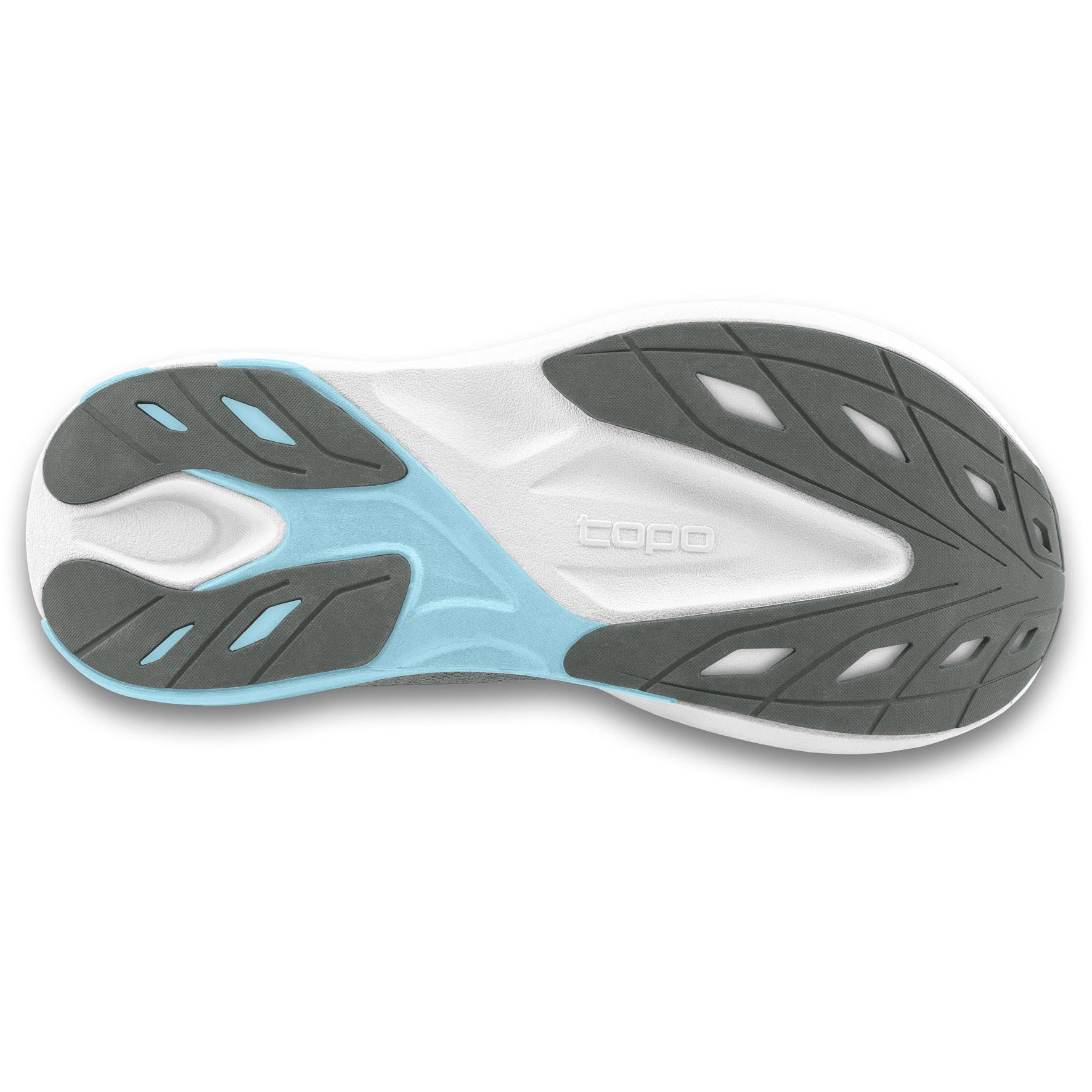 Women's Topo Athletic Aura Running Shoe in Grey | Blue