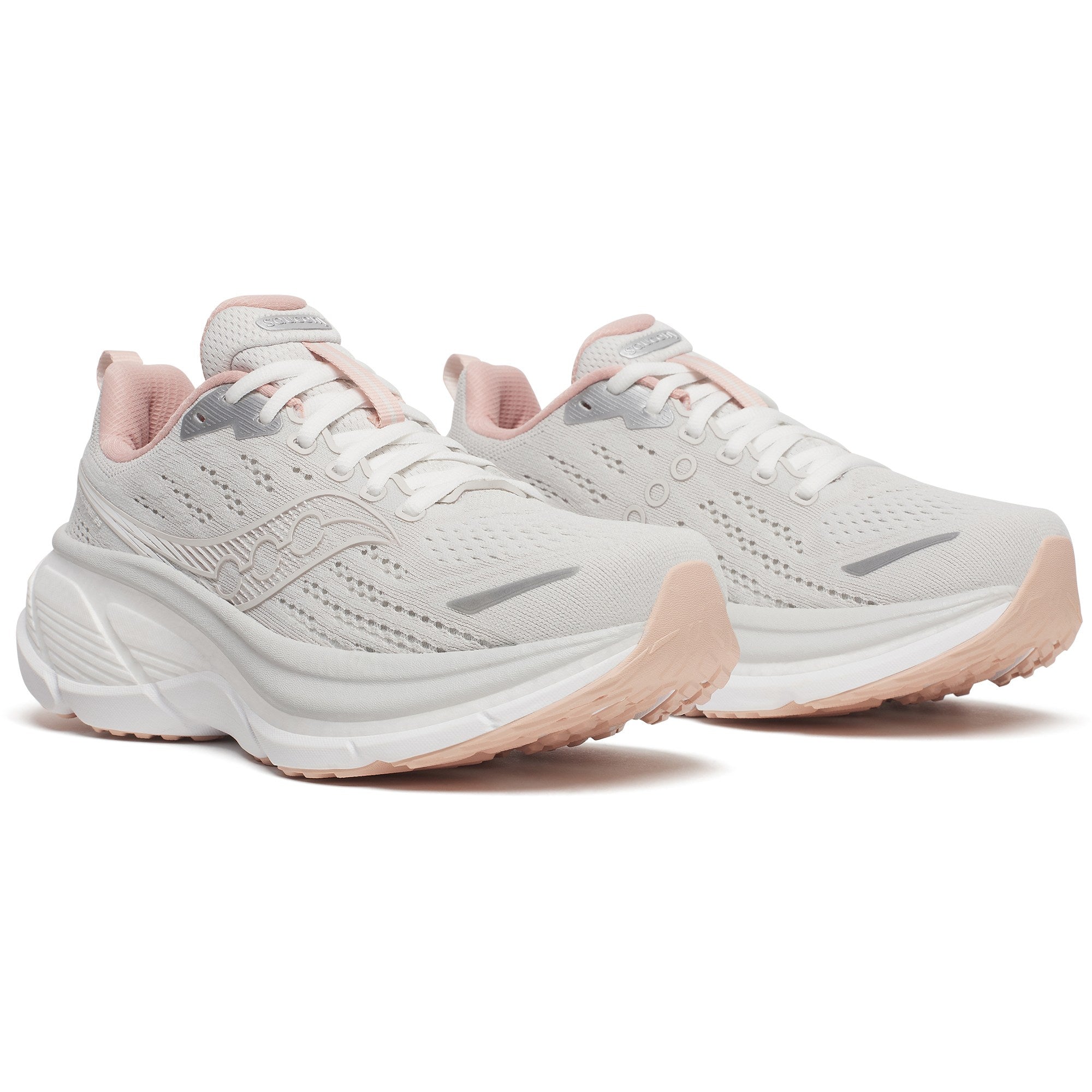 Women's Saucony Hurricane 25 Running Shoe in Artic | White