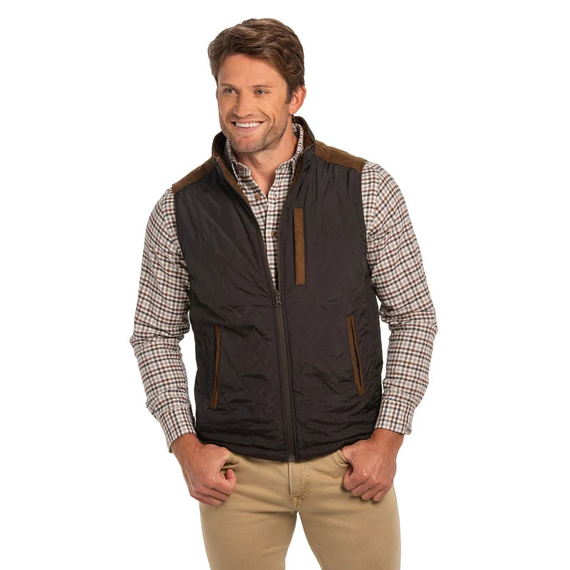 Madison Creek High Point Reversible Vest - Brown/Black