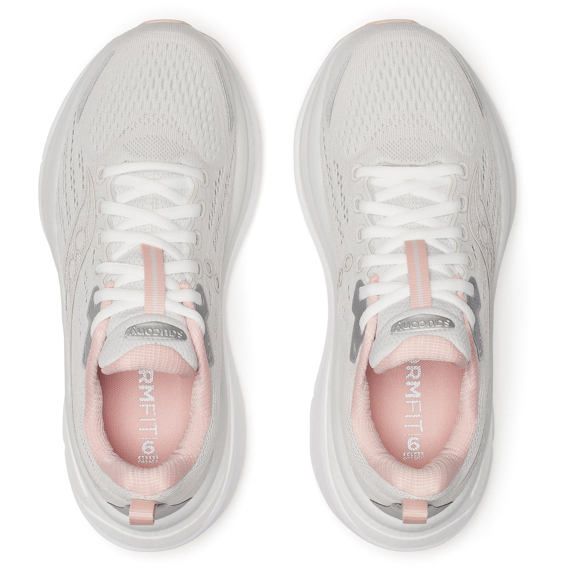 Women's Saucony Hurricane 25 Running Shoe in Artic | White