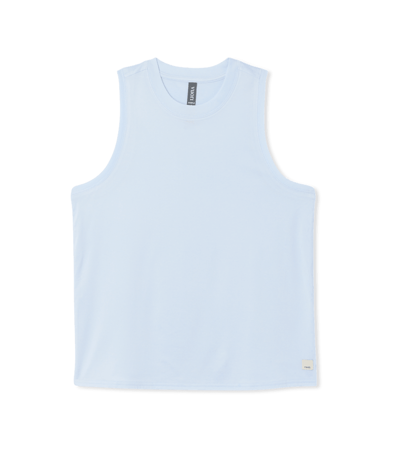 vuori Women's Energy Top Long in Soft Sky Heather