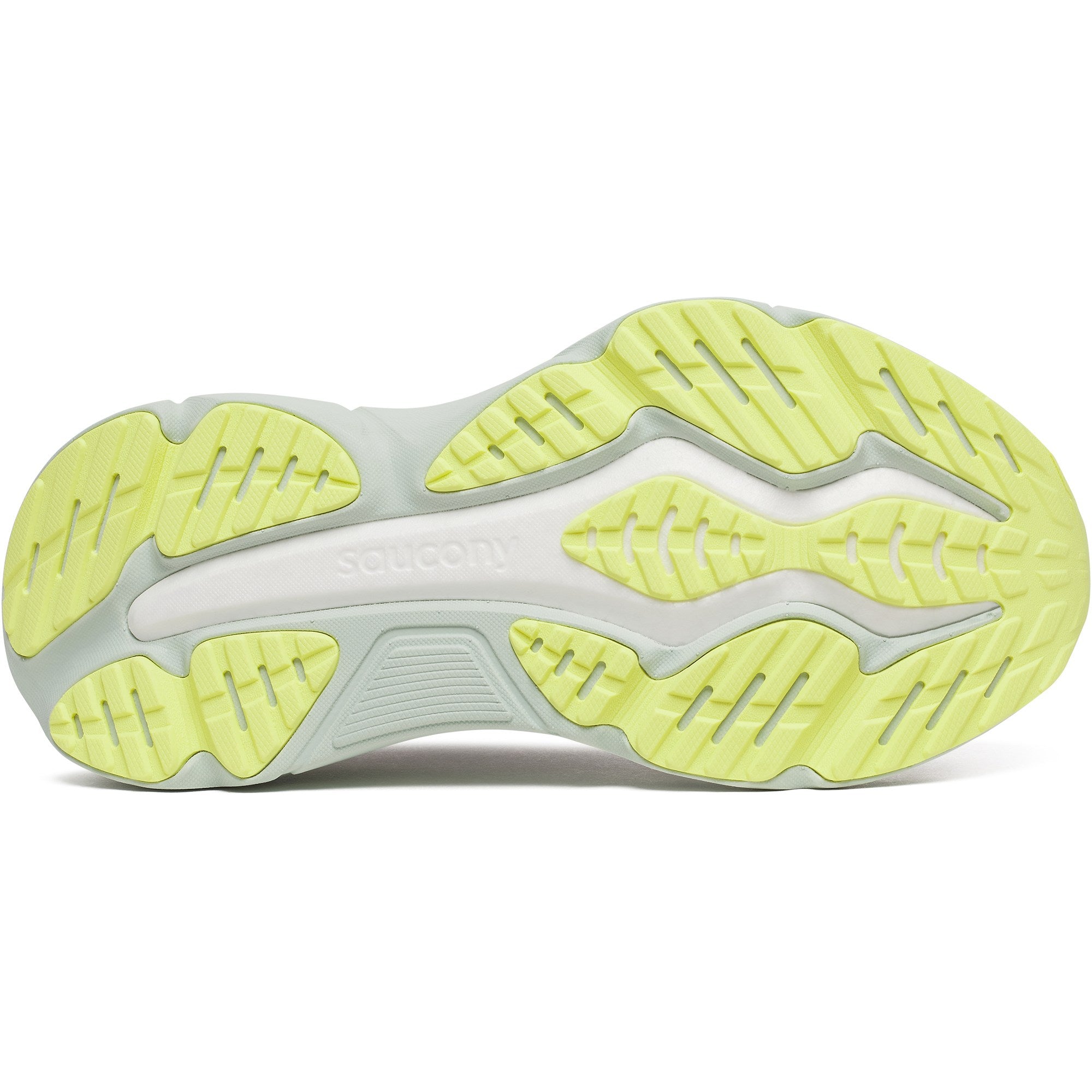 Women's Saucony Hurricane 25 Running Shoe in White | Mist
