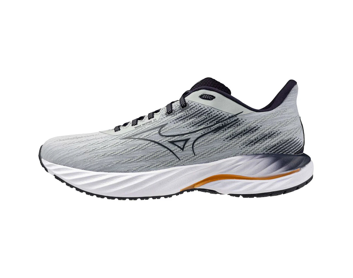 Men's Mizuno Wave Inspire 21 Running Shoe in Pearl Blue | Baritone Blue