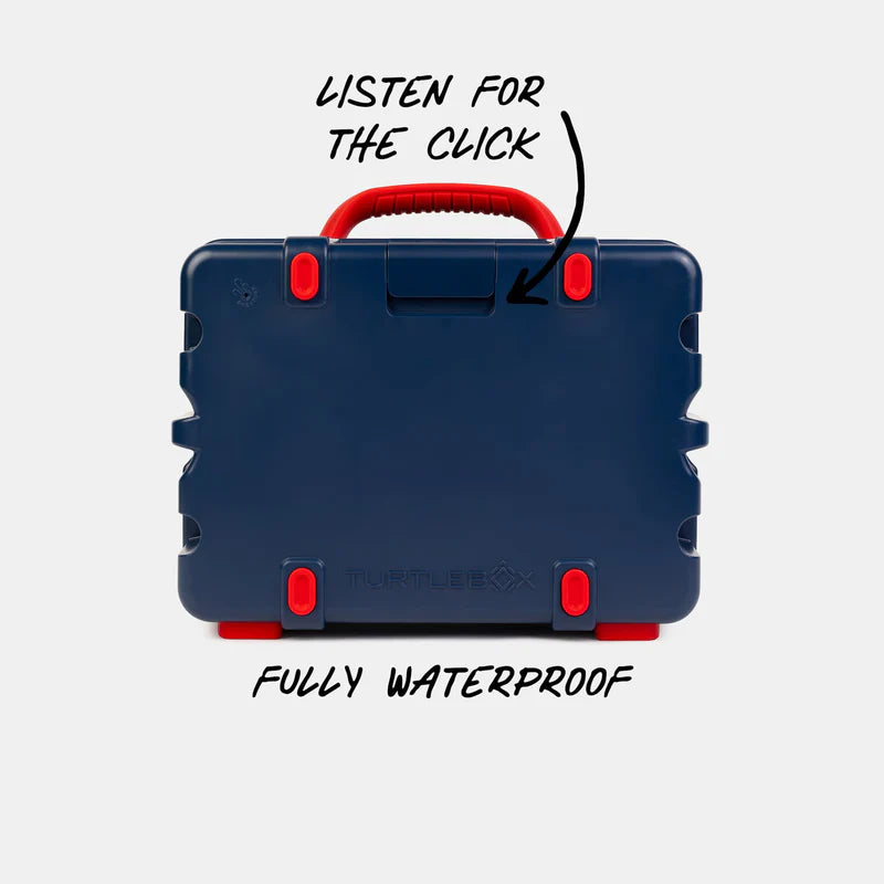 Turtlebox Outdoor Bluetooth Waterproof Gen 3 Portable Speaker in Americana Blue