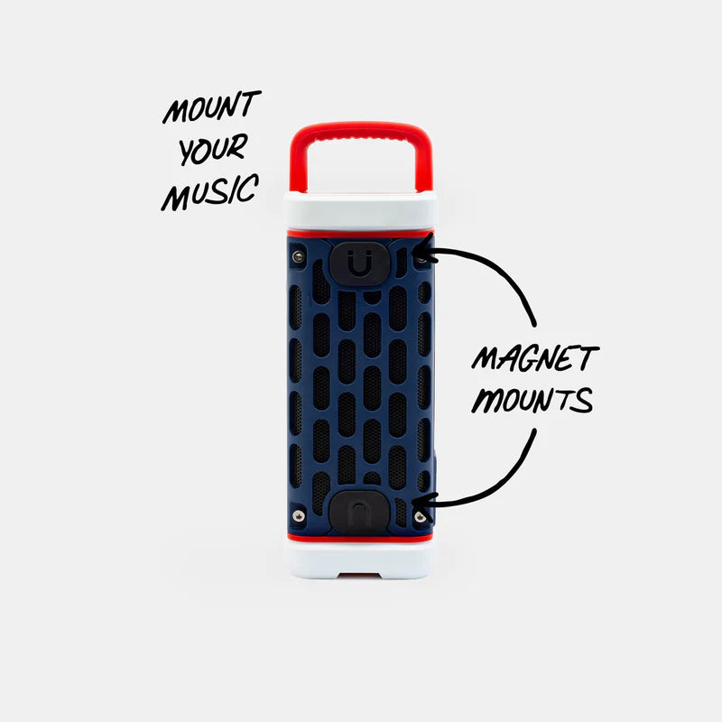 Turtlebox Outdoor Bluetooth Waterproof Ranger Speaker in Americana Blue