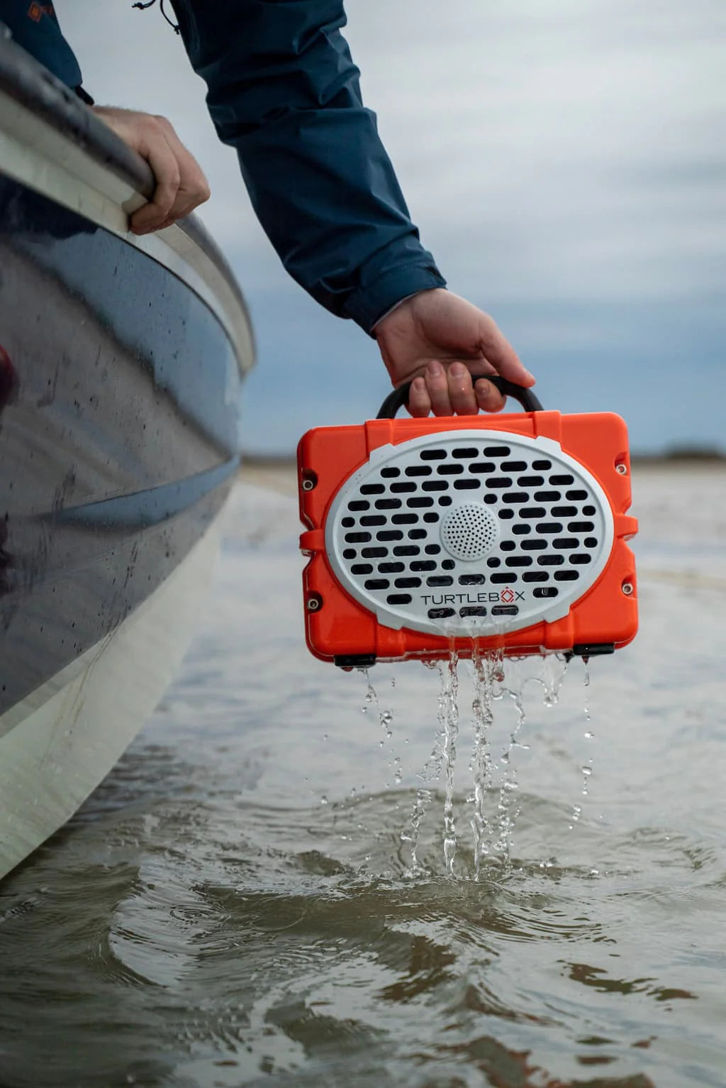 Turtlebox Outdoor Bluetooth Waterproof Gen 3 Portable Speaker in Orange/Black