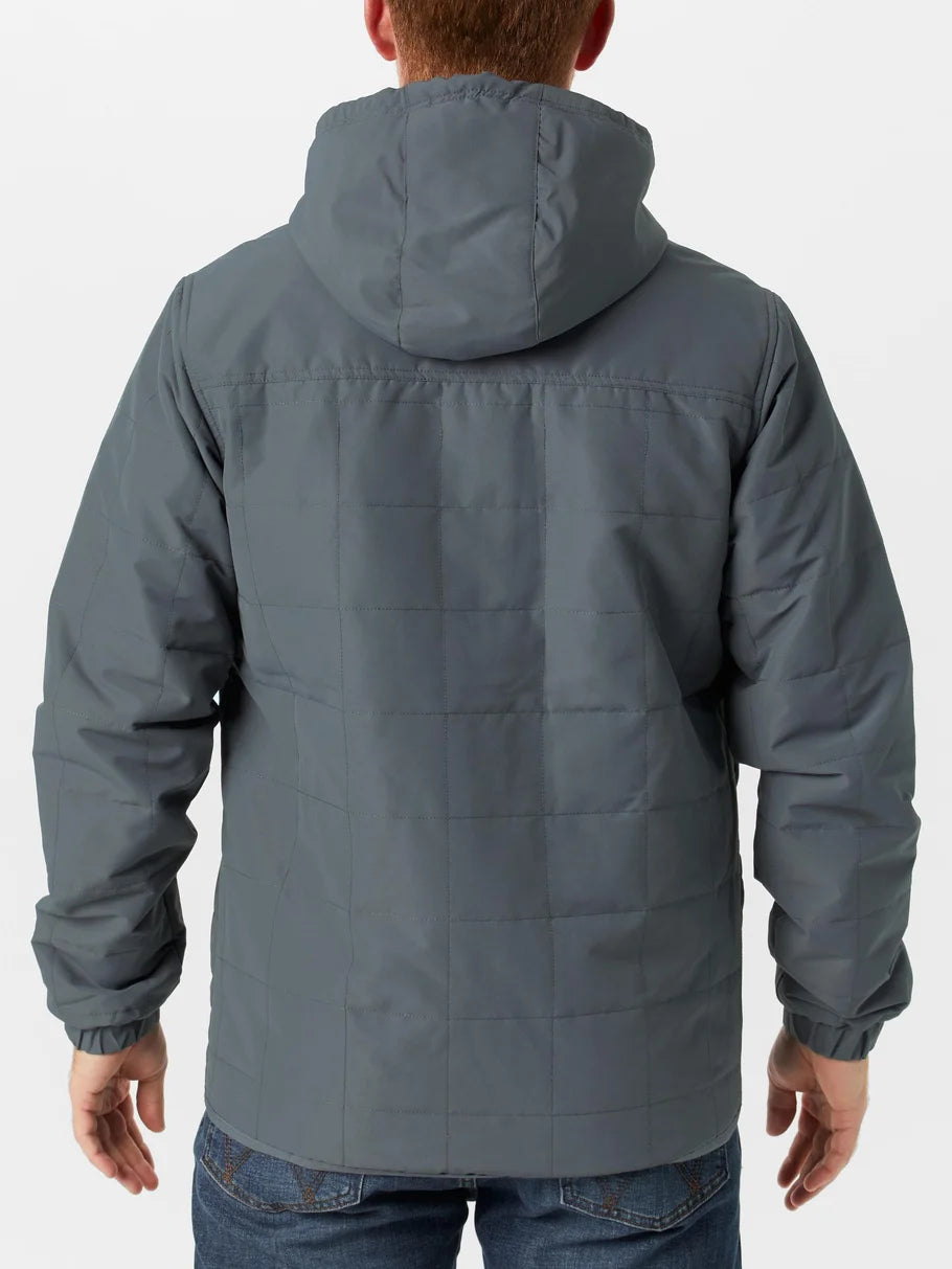 Aftco Crosswind Puff Jacket in Charcoal