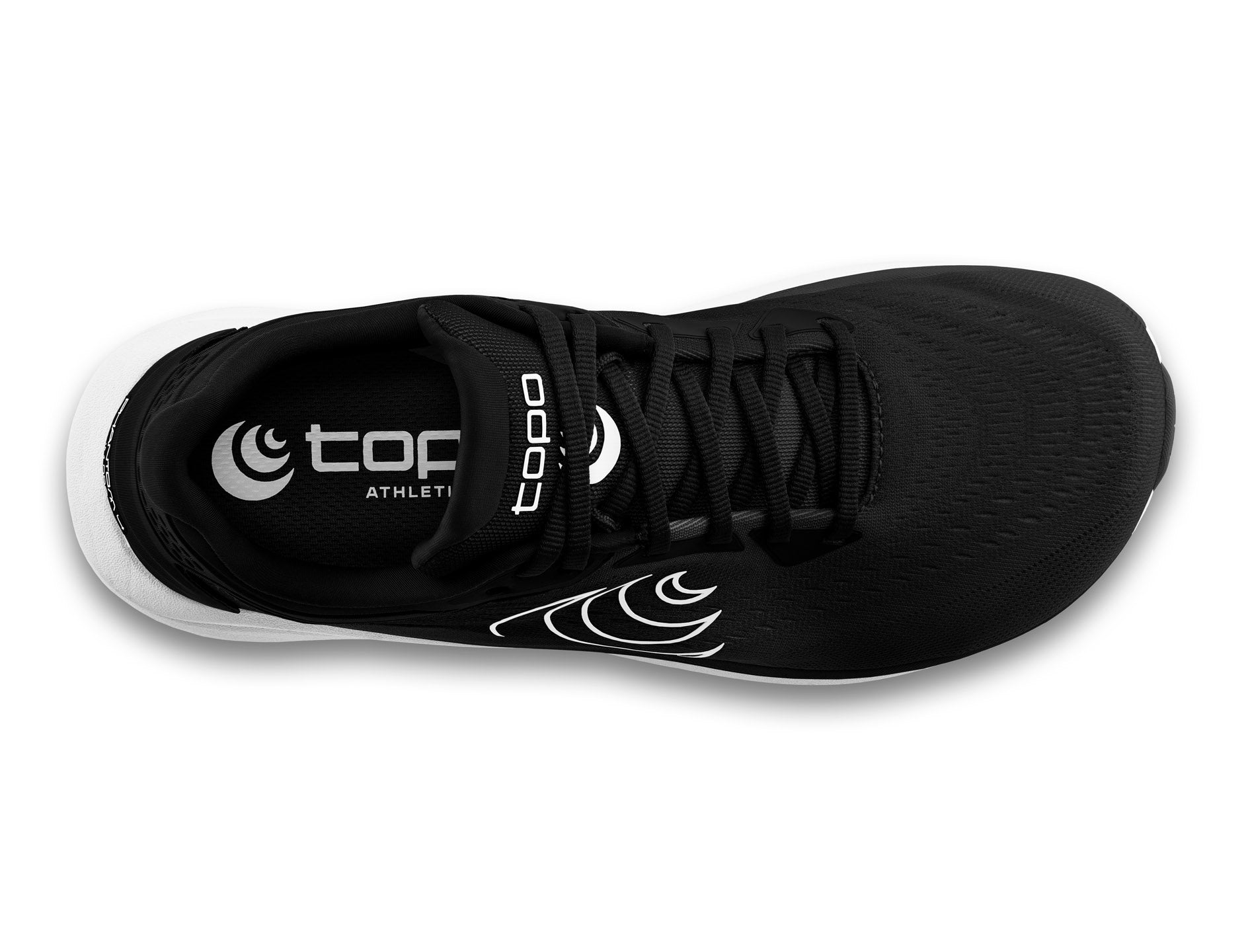 Women's Topo Athletic Phantom 4 Running Shoe in Black | White