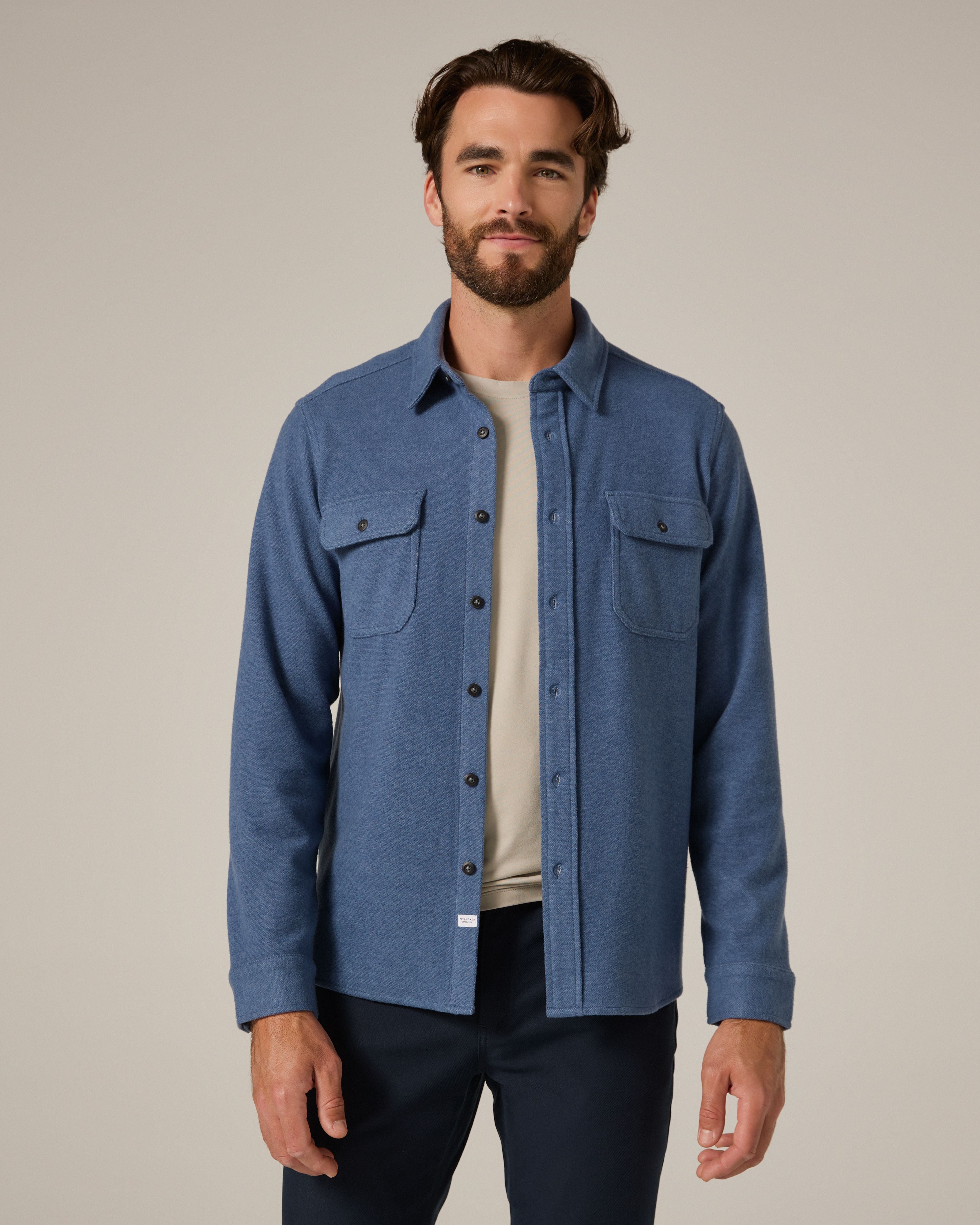 7DIAMONDS Generation™ Long Sleeve Shirt in Blue