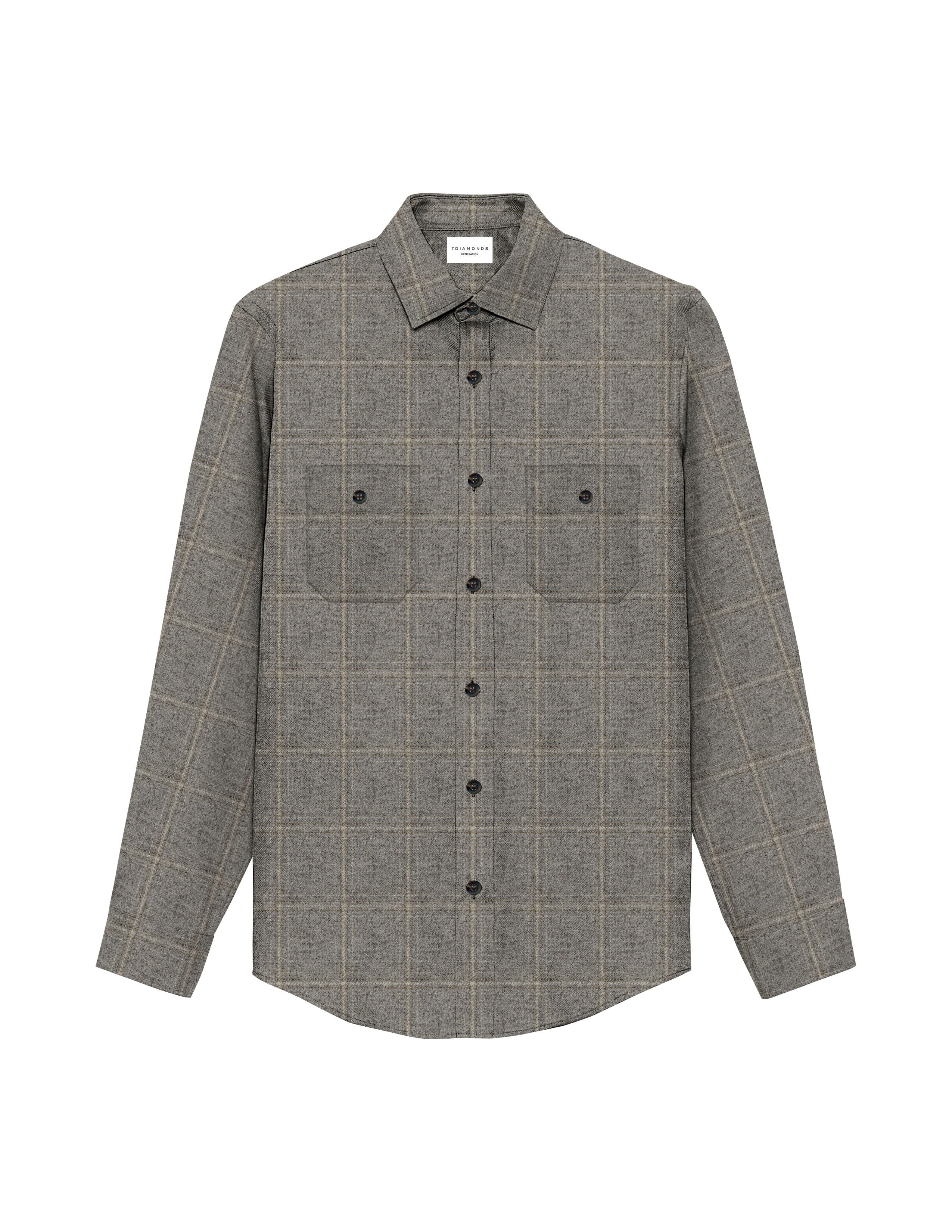 7DIAMONDS Generation™ Long Sleeve Shirt in Grey