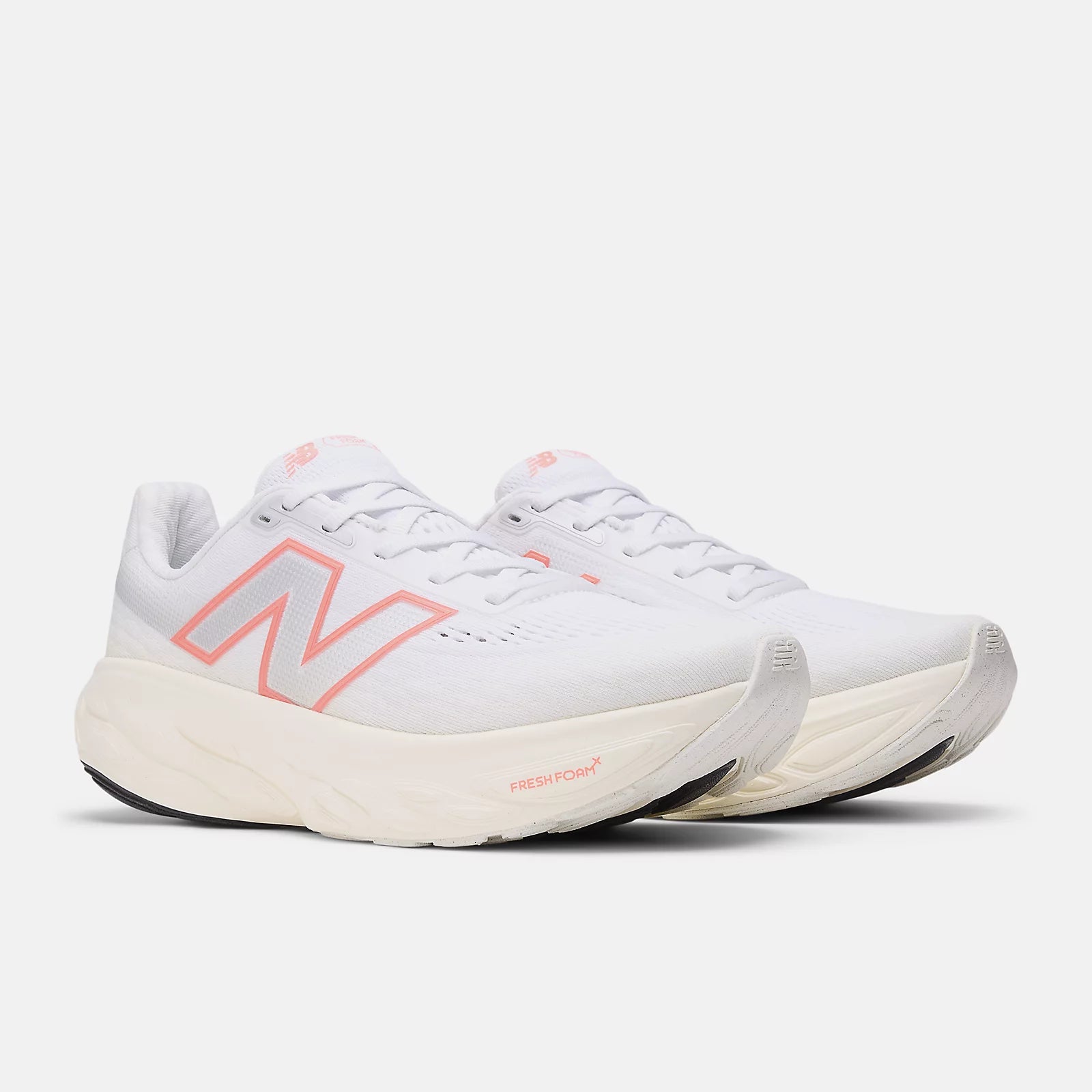 Women's New Balance Fresh Foam X 1080 v14 in White | Beige | Red